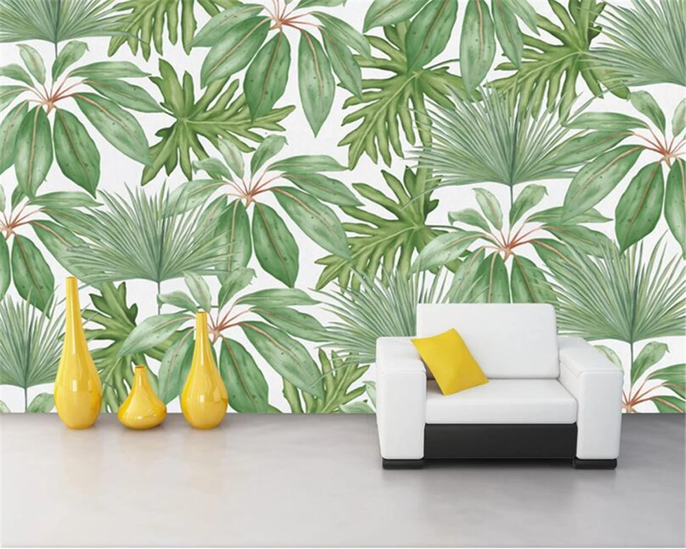 beibehang Advanced Simple Wallpaper Hand painted Modern Fresh Green Plant Backdrop Decorative Paintings papel de parede tapety
beibehang Advanced Simple Wallpaper Hand painted Modern Fresh Green Plant Backdrop Decorative Paintings papel de parede tapety