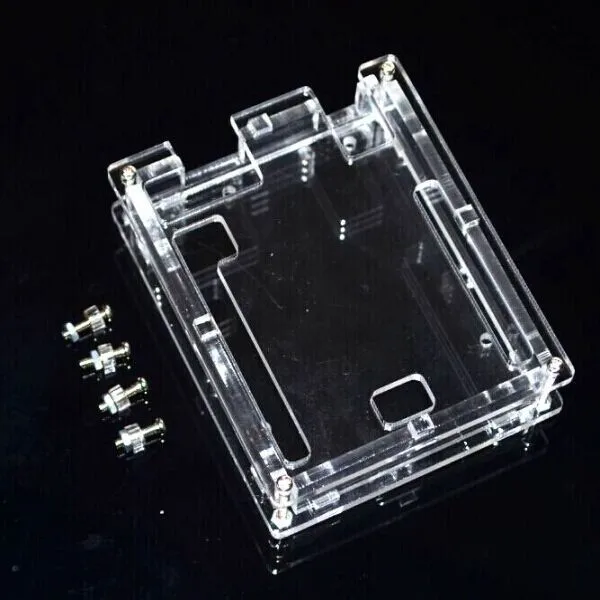 Arduino Uno Case Enclosure black Clear Computer Box 