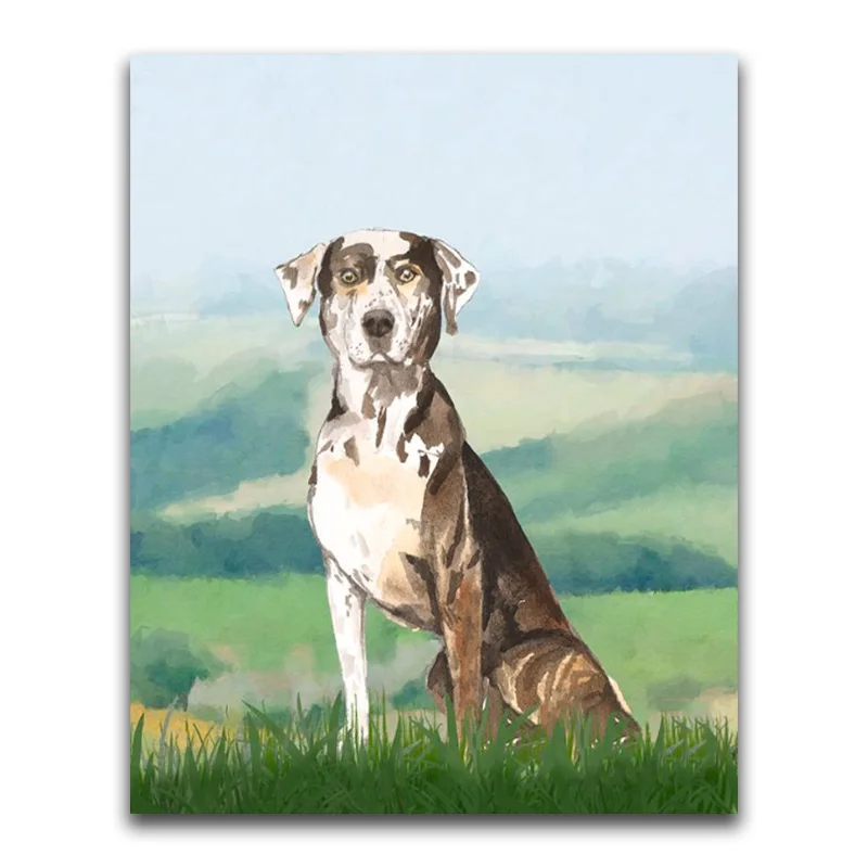 Full Square Diamond painting Cross stitch dog Full Round Diamond embroidery Cartoon puppy DIY 3D Diamond mosaic Colorful pets