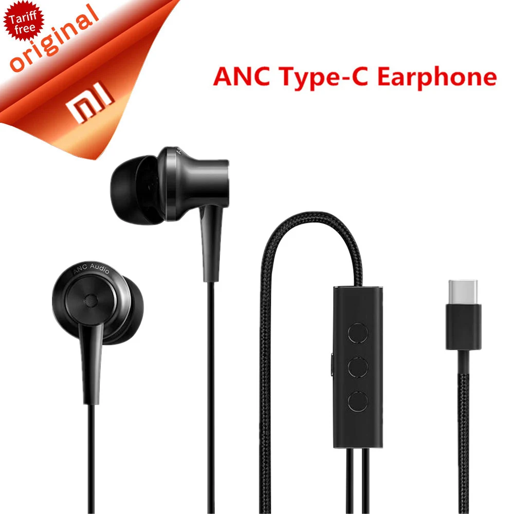 Original Xiaomi ANC Earphones USB Type-C Noise Reduction Earpieces Wired Control Hybrid Earphone with Mic For Xiaomi MiX2 Note 3
Original Xiaomi ANC Earphones USB Type-C Noise Reduction Earpieces Wired Control Hybrid Earphone with Mic For Xiaomi MiX2 Note 3