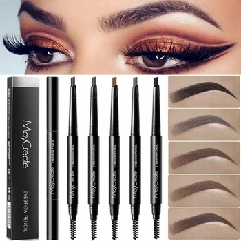 5 Colors Automatic Eyebrow Pencil Waterproof Makeup Eyes Brow Pen Double-head Make-up Black Brown Gray Natural Eyebrows
5 Colors Automatic Eyebrow Pencil Waterproof Makeup Eyes Brow Pen Double-head Make-up Black Brown Gray Natural Eyebrows