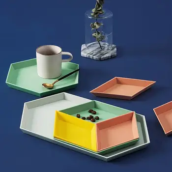 4PCS Innovative Color Geometric Storage Tray Removable Fruit Plastic Combination Desktop Storage Tray Detachable Fruit Plate
4PCS Innovative Color Geometric Storage Tray Removable Fruit Plastic Combination Desktop Storage Tray Detachable Fruit Plate
