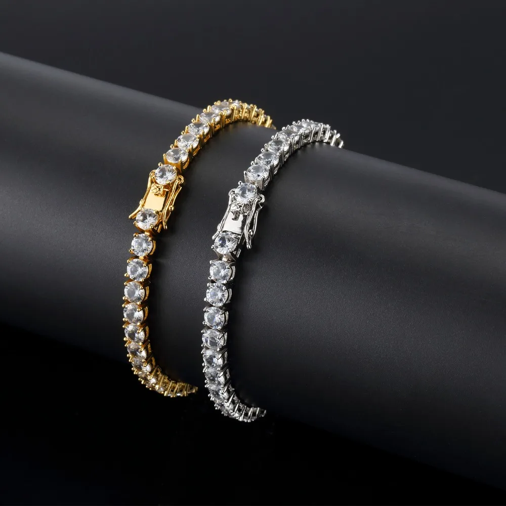 5mm Cubic Zirconia Men Bracelet Crystal Bracelet Charm Stone Bracelet for Men Women Golden Silver Rhinestone 20CM
5mm Cubic Zirconia Men Bracelet Crystal Bracelet Charm Stone Bracelet for Men Women Golden Silver Rhinestone 20CM