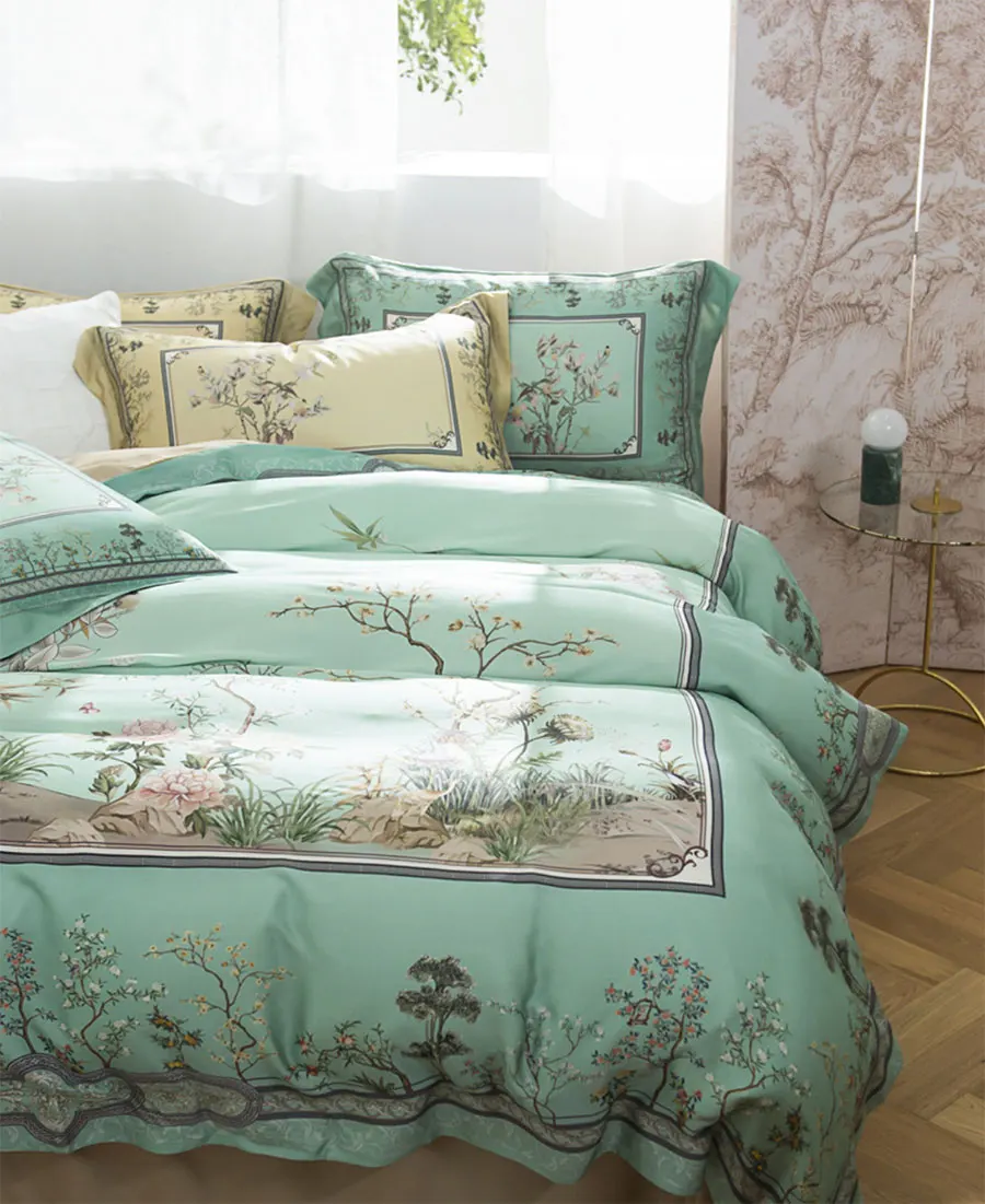 retro green scenery bedding set adult teen,full queen king vintage plant double home textile flat sheet pillow case quilt cover
retro green scenery bedding set adult teen,full queen king vintage plant double home textile flat sheet pillow case quilt cover