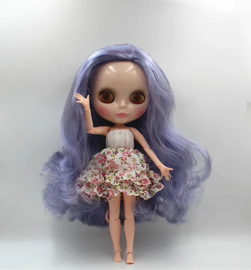 Blygirl Blyth doll Purple wave curls doll NO.005BL3854 joint body 19 joints normal skin
Blygirl Blyth doll Purple wave curls doll NO.005BL3854 joint body 19 joints normal skin