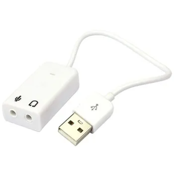 External Virtual USB 2.0 Stereo Card Audio Adapter Virtual 7.1 USB Sound Card For Laptop Converter
External Virtual USB 2.0 Stereo Card Audio Adapter Virtual 7.1 USB Sound Card For Laptop Converter