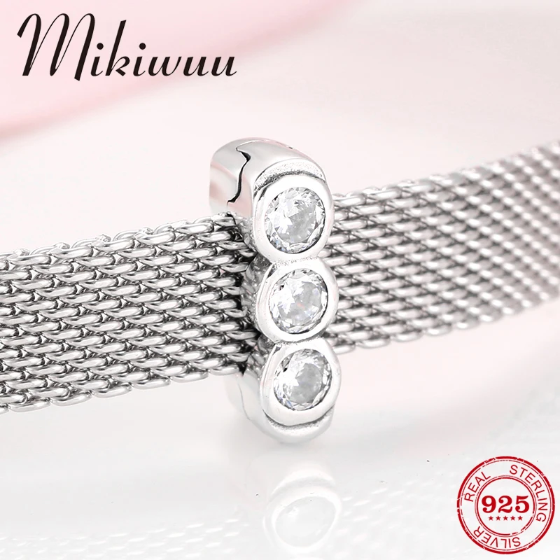 925 Sterling Silver Creative Clear crystal CZ Charms Clip Beads Jewelry Making Fit Reflection Charms Bracelet
925 Sterling Silver Creative Clear crystal CZ Charms Clip Beads Jewelry Making Fit Reflection Charms Bracelet