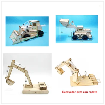DIY Physical Science Experiment Kit Toy Children Bulldozer Excavator Truck Wood Assemble Model Kit Creative Educational Gift
DIY Physical Science Experiment Kit Toy Children Bulldozer Excavator Truck Wood Assemble Model Kit Creative Educational Gift