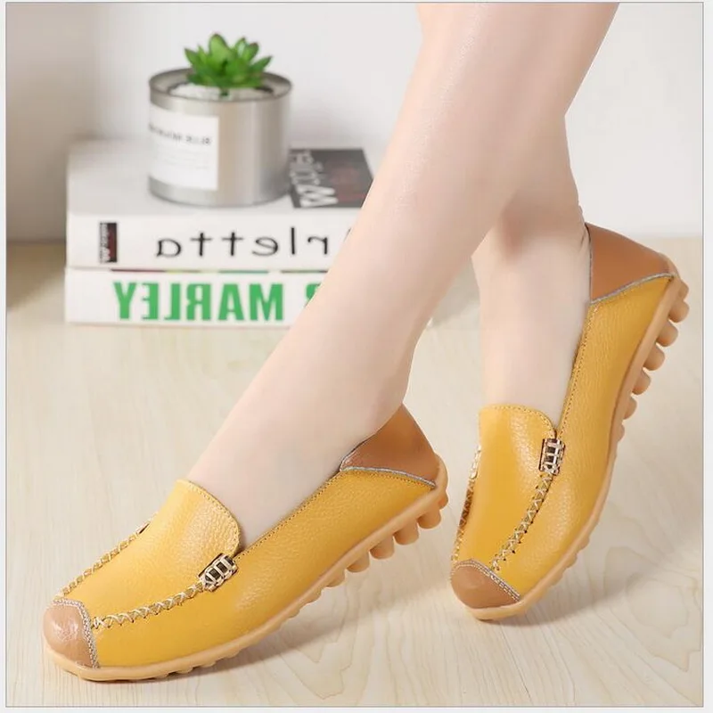 spring/summer women Genuine Leather shoes everyday casual shoes ballet flats soft bottom comfortable flat shoes female loafers
spring/summer women Genuine Leather shoes everyday casual shoes ballet flats soft bottom comfortable flat shoes female loafers
