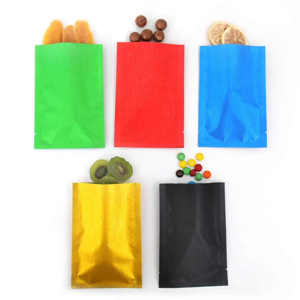 Variety Sizes Assorted Color heat sealing open top aluminum foil Vacuum Package Pouch Thick Rice Paper packing bags
Variety Sizes Assorted Color heat sealing open top aluminum foil Vacuum Package Pouch Thick Rice Paper packing bags