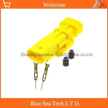 2 Pin male auto new crash sensor plug,injector plug,car harness plug connector for Audi,VW
2 Pin male auto new crash sensor plug,injector plug,car harness plug connector for Audi,VW