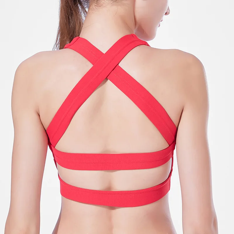 Sports Bra Full Cup Breathable Top Shockproof Cross Back Push Up Workout Bra for Women Gym Running Jogging Yoga Fitness Bra
Sports Bra Full Cup Breathable Top Shockproof Cross Back Push Up Workout Bra for Women Gym Running Jogging Yoga Fitness Bra