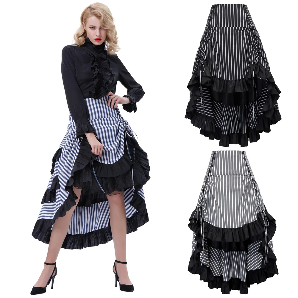 womens Costumes Steampunk Retro Gothic Vintage skirts High Low Gypsy Hippie High Low Ruffle Lace Medieval Victorian Party Skirt
womens Costumes Steampunk Retro Gothic Vintage skirts High Low Gypsy Hippie High Low Ruffle Lace Medieval Victorian Party Skirt