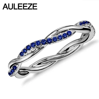 Pure 925 Sterling Silver 18K White Gold Plated Ring For Women Pave Sapphire Real Gem Engagement Ring Elegant Twist Wedding Band
Pure 925 Sterling Silver 18K White Gold Plated Ring For Women Pave Sapphire Real Gem Engagement Ring Elegant Twist Wedding Band