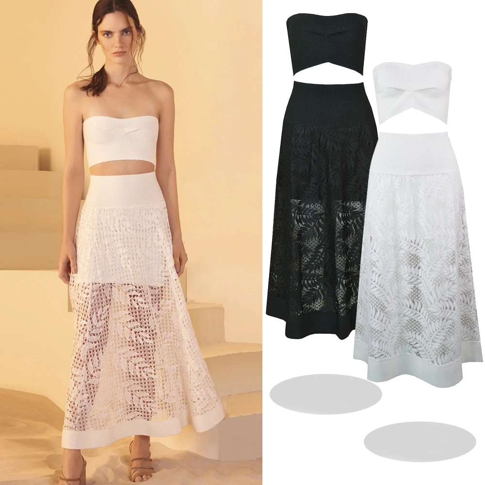 New Summer Style Ladies HL Bandage Dress Strapless Sexy 2 Pieces A-Line Mid-claf Dress Cute Girl's Party Dress
New Summer Style Ladies HL Bandage Dress Strapless Sexy 2 Pieces A-Line Mid-claf Dress Cute Girl's Party Dress