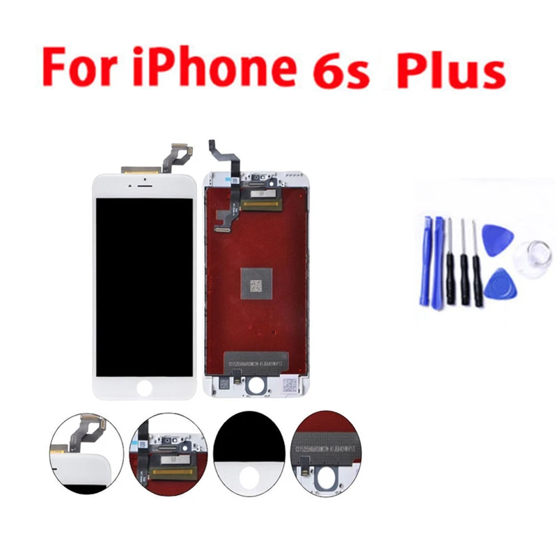 No Dead Pixel LCD For iPhone 6s Plus Display 3D Touch Digitizer Pre-assembled White Color+Assemble Tools
No Dead Pixel LCD For iPhone 6s Plus Display 3D Touch Digitizer Pre-assembled White Color+Assemble Tools