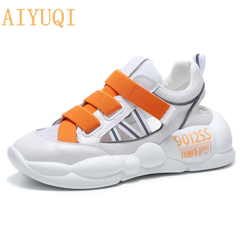 AIYUQI Women sneakers sandals 2019 new flat women sneakers genuine leather white summer hollow fashion sneakers shoes
AIYUQI Women sneakers sandals 2019 new flat women sneakers genuine leather white summer hollow fashion sneakers shoes