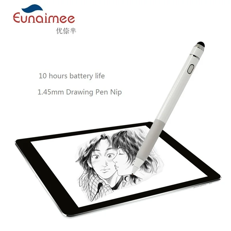 Eunaimee New Capacitive Active Touch Screen Stylus superfine Drawing Pen Rechargeable touch pen For iPad tablet smart phone
Eunaimee New Capacitive Active Touch Screen Stylus superfine Drawing Pen Rechargeable touch pen For iPad tablet smart phone