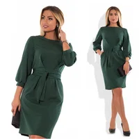 Fashion-Plus-Size-Winter-Dress-2017-New-Big-Size-Women-Clothing-Flare-Sashes-Ladies-Office-Dress.jpg_200x200