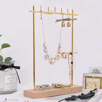 New Fashion Solid Wood Metal Earrings Display Holder Necklace Pendant Display Stand Jewelry Display Holder
New Fashion Solid Wood Metal Earrings Display Holder Necklace Pendant Display Stand Jewelry Display Holder