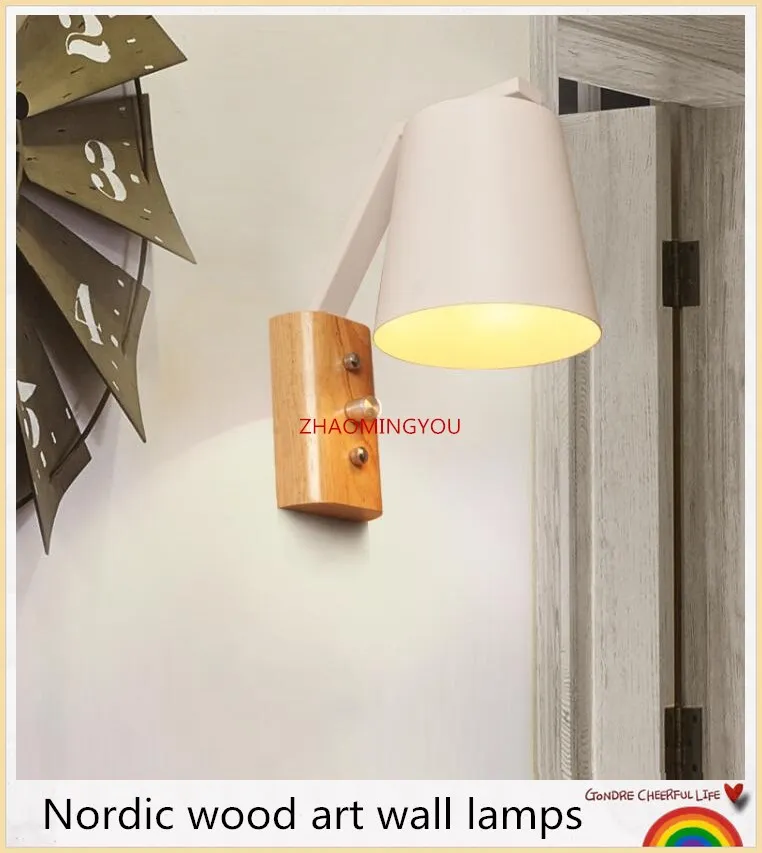 Nordic wood art wall lamps creative modern bedroom bedside balcony aisle porch hotel cafe wood loft wall lamp light
Nordic wood art wall lamps creative modern bedroom bedside balcony aisle porch hotel cafe wood loft wall lamp light