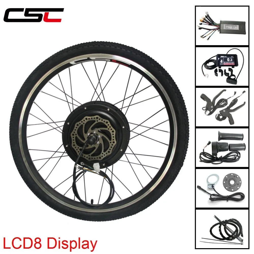 MTB Ebike Conversion Kit with LCD8 Display 250/500/1000/1500W 20"-29" 700C Electric Mountain Bicycle Conversion Kit Replacement
MTB Ebike Conversion Kit with LCD8 Display 250/500/1000/1500W 20"-29" 700C Electric Mountain Bicycle Conversion Kit Replacement