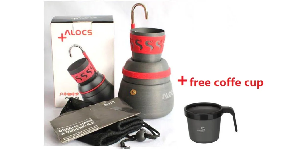 Free shipping 2016 brand ALOCS Alocs portabel outdoor camping hiking new coffee pot & coffee stove CW-EM01 travel set
Free shipping 2016 brand ALOCS Alocs portabel outdoor camping hiking new coffee pot & coffee stove CW-EM01 travel set