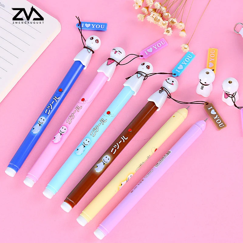 6pcs/lot Sunny baby fresh cute black pen creative gel pen students learning supplies for the signature pen for free distribution
6pcs/lot Sunny baby fresh cute black pen creative gel pen students learning supplies for the signature pen for free distribution