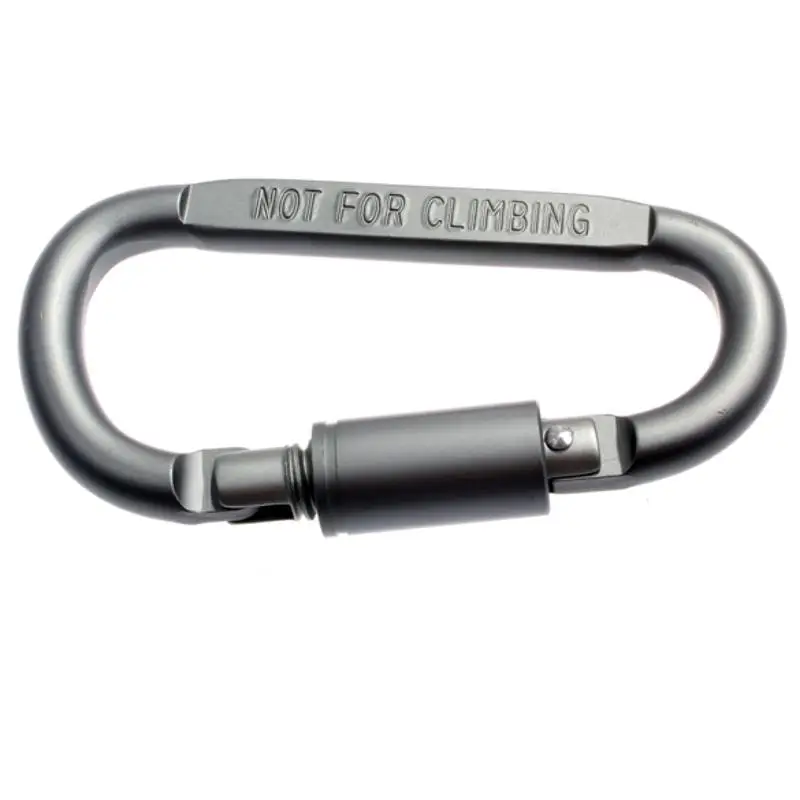 D-Shaped Aluminum Alloy Carabiner Screw Lock Hook Clip Key Ring Travel Camping Hiking Climbing Outdoor Tool Pocket Multi Tools
D-Shaped Aluminum Alloy Carabiner Screw Lock Hook Clip Key Ring Travel Camping Hiking Climbing Outdoor Tool Pocket Multi Tools