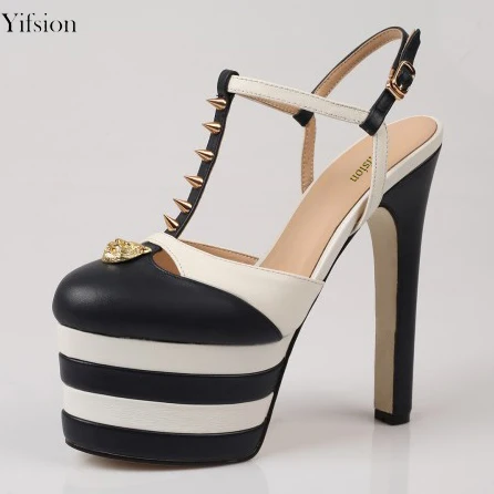 Yifsion Women T-Strap Sandals Square High Heel Women Shoes Round Toe Red Dark Blue Light Brown Party Shoes Women US Size 3-10
Yifsion Women T-Strap Sandals Square High Heel Women Shoes Round Toe Red Dark Blue Light Brown Party Shoes Women US Size 3-10