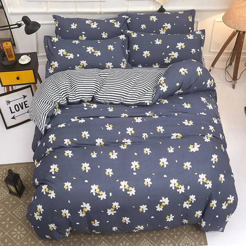 Comfortable Soft Bedding Linen Pillowcase Bedding Small Floral Print Pattern Home Textile Products
Comfortable Soft Bedding Linen Pillowcase Bedding Small Floral Print Pattern Home Textile Products