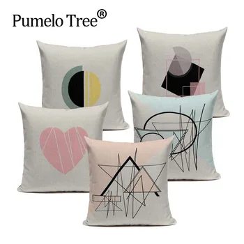 Geometric Triangle Diamond Circle Cushion Cover Throw Pillow Cotton Linen Pillow Case 45x45cm Sofa Home decor Bedroom Car Custom
Geometric Triangle Diamond Circle Cushion Cover Throw Pillow Cotton Linen Pillow Case 45x45cm Sofa Home decor Bedroom Car Custom