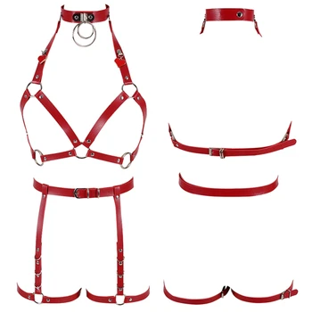 Top Cage Harness Bra Fashion Women Strap Bralette Sexy Garter Waist Belt Plus Size Adjust Punk Gothic Lingerie Full Body Rave
Top Cage Harness Bra Fashion Women Strap Bralette Sexy Garter Waist Belt Plus Size Adjust Punk Gothic Lingerie Full Body Rave