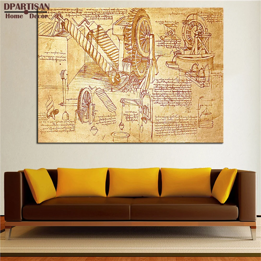 DPARTISAN Giclee poster and print invention By LEONARDO DA VINCI print Wall oil Painting picture on canvas for living room decor
DPARTISAN Giclee poster and print invention By LEONARDO DA VINCI print Wall oil Painting picture on canvas for living room decor