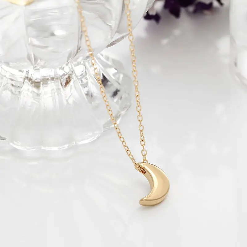 Women Moon Crescent Pendants Necklace Sweet Simple Jewelry Clavicle Delicate Cute Necklace for Women 2019 Fashion Birthday Gift
Women Moon Crescent Pendants Necklace Sweet Simple Jewelry Clavicle Delicate Cute Necklace for Women 2019 Fashion Birthday Gift