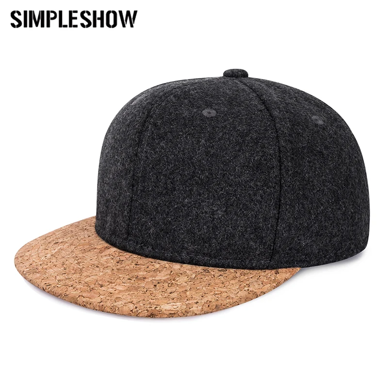 SIMPLESHOW Unique Wood Peak Woolen Snapback Caps Men Warm Summer Autumn Baseball Caps Thicken Man Women Adjustable Hat
SIMPLESHOW Unique Wood Peak Woolen Snapback Caps Men Warm Summer Autumn Baseball Caps Thicken Man Women Adjustable Hat