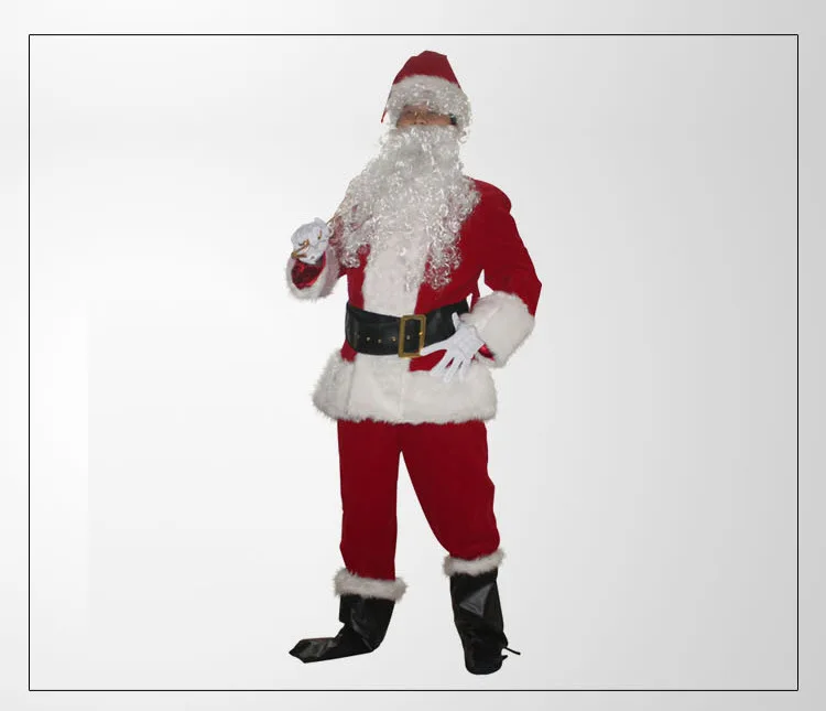 Cosplay&ware 10pcsset Deluxe Santa Claus Costume A Full Set Christmas Costumes Velvet Cosplay Luxury Suit 16 Cosplay&ware 10pcsset Deluxe Santa Claus Costume A Full Set Christmas Costumes Velvet Cosplay Luxury Suit -Cosplayware Store HTB1eiClXOHrK1Rjy0Flq6AsaFXaS.jpg