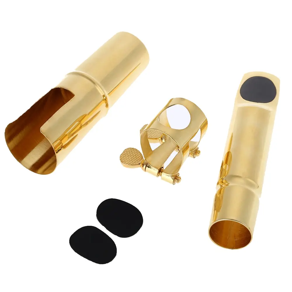Jazz Tenor Sax Saxophone 5C Mouthpiece Metal with Mouthpiece Patches Pads Cushions Cap Buckle Gold Plating
Jazz Tenor Sax Saxophone 5C Mouthpiece Metal with Mouthpiece Patches Pads Cushions Cap Buckle Gold Plating