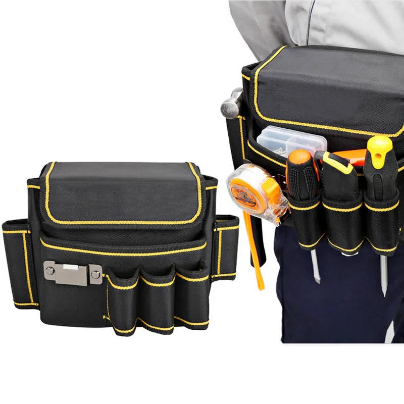 Electrician Tool Waist Bag Maintenance Pouch Bag Woodworking Tool Bag With Adjustable Belt 
Electrician Tool Waist Bag Maintenance Pouch Bag Woodworking Tool Bag With Adjustable Belt