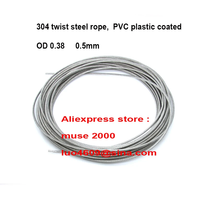 Clear PVC plastic coated steel rope SS304 0.38 mm stranded wire twist hanger outdoor rope fishing Photo frame exhibition
Clear PVC plastic coated steel rope SS304 0.38 mm stranded wire twist hanger outdoor rope fishing Photo frame exhibition