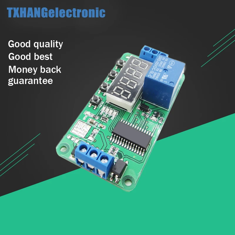 DC 5V Multifunction Self-lock Relay PLC Cycle Timer Module Delay Time Switch
DC 5V Multifunction Self-lock Relay PLC Cycle Timer Module Delay Time Switch