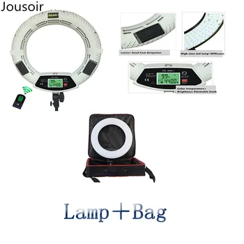 FE-480II Yidoblo White Photograph LED Ring Light + Soft handbag LCD Screen Lamp RC Photographic Lighting CD50
FE-480II Yidoblo White Photograph LED Ring Light + Soft handbag LCD Screen Lamp RC Photographic Lighting CD50