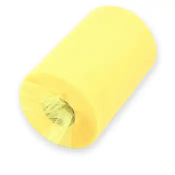 Soft 6"x100yd Tulle Roll Spool Wedding Craft Bridal Party Decor 6"x300' Yellow 
Soft 6"x100yd Tulle Roll Spool Wedding Craft Bridal Party Decor 6"x300' Yellow