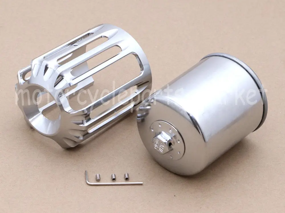 Chrome Oil Filter Cover w/ Oil Filter For Harley Twin Cam Sportster Dyna Softail Touring CVO Fatboy Machine Oil Grid
Chrome Oil Filter Cover w/ Oil Filter For Harley Twin Cam Sportster Dyna Softail Touring CVO Fatboy Machine Oil Grid