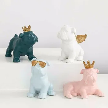 Nordic Cor Macaron French Bulldog Ceramics Collective Costumes For Home Decor Animal Central Weddings Porcelain Statues
Nordic Cor Macaron French Bulldog Ceramics Collective Costumes For Home Decor Animal Central Weddings Porcelain Statues
