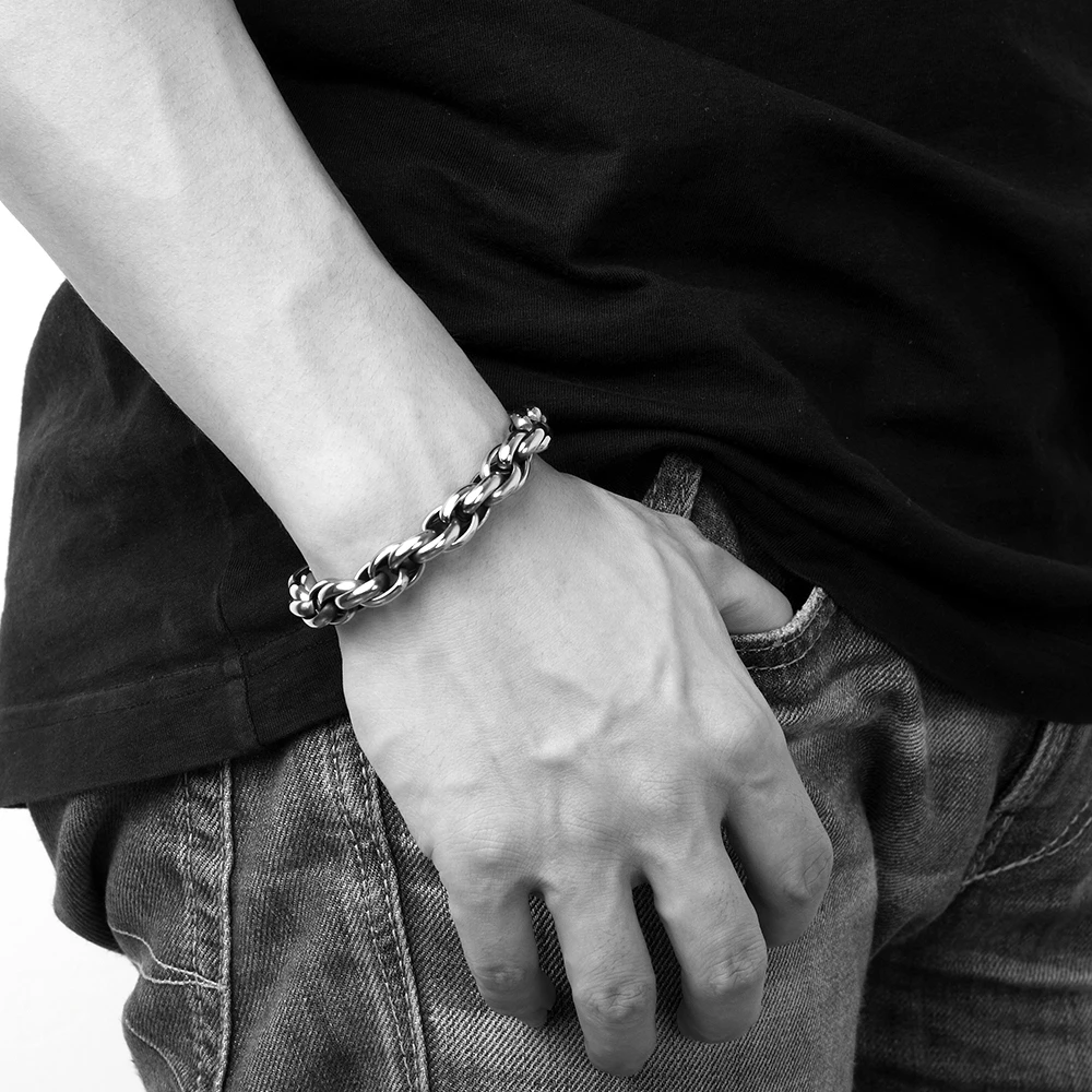 925 sterling silver high quality men, the United Kingdom Canada fashion atmosphere geometric models men bracelet H020
925 sterling silver high quality men, the United Kingdom Canada fashion atmosphere geometric models men bracelet H020