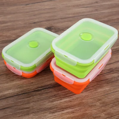 Students Outdoor Fruit Lunch Box Food Containers Microwave-safe Silicone Telescopic Folding Storage Boxes Of Home Storage Tools
Students Outdoor Fruit Lunch Box Food Containers Microwave-safe Silicone Telescopic Folding Storage Boxes Of Home Storage Tools