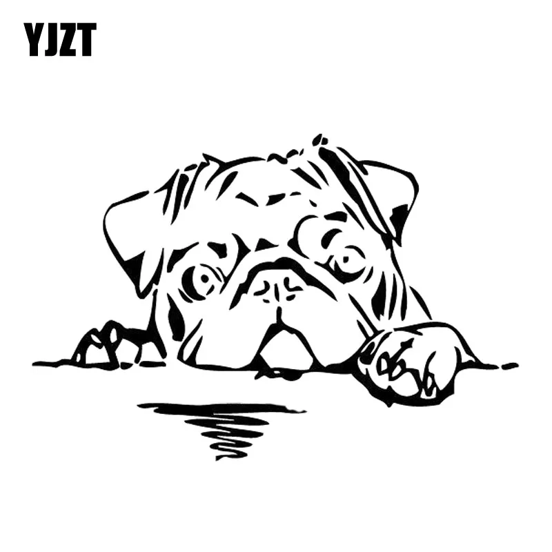 YJZT 15CM*10CM Pug Dog Decal Vinyl Car Sticker Animal Bread Cute Puppy Big Large Black/Silver C10-00262
YJZT 15CM*10CM Pug Dog Decal Vinyl Car Sticker Animal Bread Cute Puppy Big Large Black/Silver C10-00262