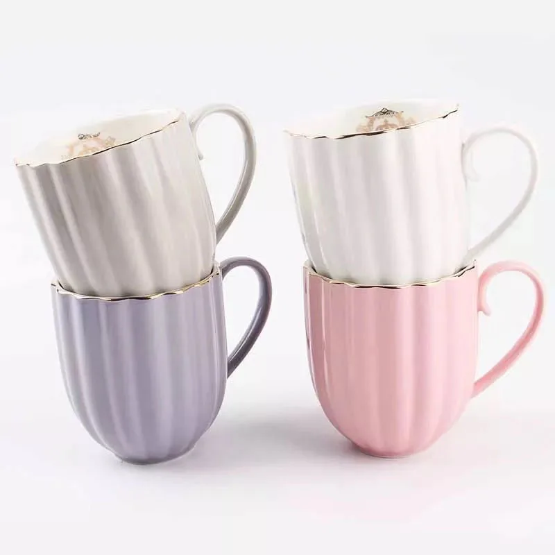 Фото Горячая Европа Стиль керамические кофейные кружки 4 цвета сезон - купить