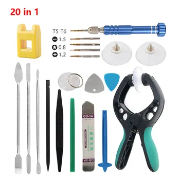 20 in 1 Phone Repair Tools Kit Spudger Pry Disassemble Opening Tool Screwdriver Set for iPhone 5 5s 6 6s Tablet PC Multi Type
20 in 1 Phone Repair Tools Kit Spudger Pry Disassemble Opening Tool Screwdriver Set for iPhone 5 5s 6 6s Tablet PC Multi Type